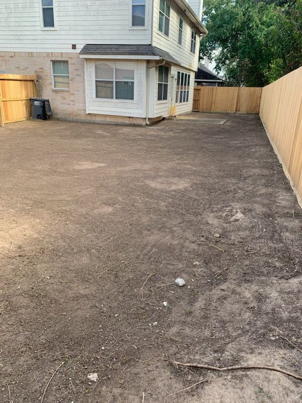 After soil mulching