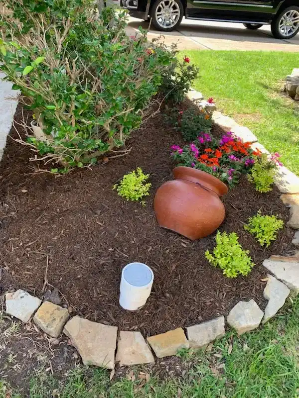 After soil mulching